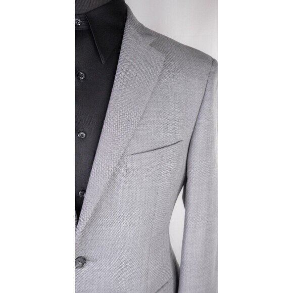 Jos A Bank 40R Tailored Fit Traveler Sport Coat Blazer Jacket Wool 2 Button EUC - Picture 4 of 14